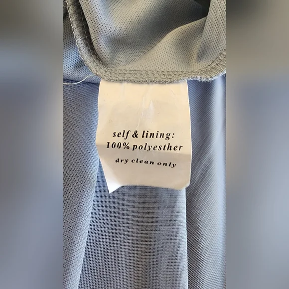 Birdy Grey Blue Mesh Elsye Bridesmaid Gown - Picture 11 of 12